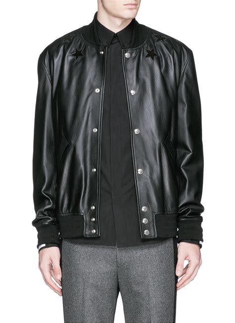 givenchy topcoat leather|givenchy jacket.